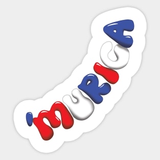 Murica Sticker